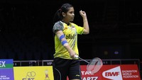 Gregoria juga menang dua gim langsung 21-10, 22-20 untuk membawa Indonesia berbalik unggul 2-1. Foto: Tim Humas Dan Media PP PBSI