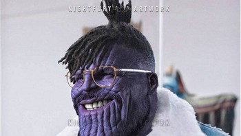 Saya mengerjakannya saat waktu sedang longgar di jam kerja, karena saya tidak punya komputer pribadi, ceritanya. (Foto: Instagram)