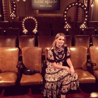 Gadis Inggris ini eksis di front row New York Fashion Week dan menghadiri fashion show Kate Spade. Foto: Dok. Instagram/Kitty Spencer