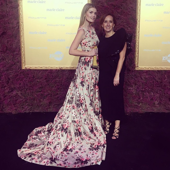 Pada 2017, Lady Kitty Spencer didaulat sebagai Ikon Mode Tahun Ini oleh majalah fashion marie Claire. Foto: Dok. Instagram/Kitty Spencer