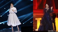 Istri Hamish Daud itu tampil dengan dress putih dan hitam.