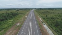 Total panjang tol Palindra 22 km, terdiri dari tiga seksi, yakni seksi I ruas Palembang-Pemulutan (7,8 km), seksi II Pamulutan-KTM (4,9 km) dan seksi III KTM-Simpang Indralaya (9,3 km). Foto: Dok. PT Hutama Karya