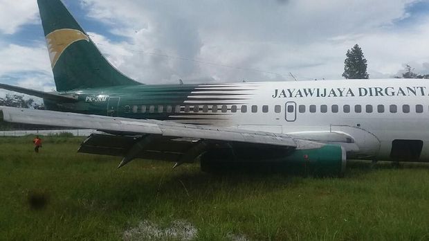 Pesawat Tergelincir di Bandara Wamena Berawal dari Mesin Lepas