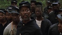Penampilan Morgan Freeman dalam drama perang Glory (1989) menjadi salah satu akting Freeman yang cemerlang. Ia beradu akting dengan Denzel Washington dalam film tersebut. Foto: imdb.