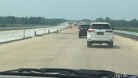 Ruas jalan Pejagan-Pemalang yang sudah mulus dapat difungsikan saat mudik Lebaran.