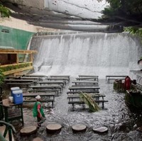 Restoran ini berada di dalam Villa Escudero Resort, yang memerlukan waktu tempuh 3 jam dari Manila, ibukota Filipina. Setelah sampai di resort pengunjung harus menumpang cart untuk sampai ke restoran. Foto: Dok. Pandotrip