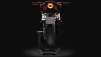 MV Agusta mengatakan, sistem knalpot telah diberi lapisan keramik. Ada pula beberapa potongan aluminiuum pada motor seperti di tuas rem dan kopling, penutup bak kopling, dan tutup reservoir. Foto: Dok. MV Agusta