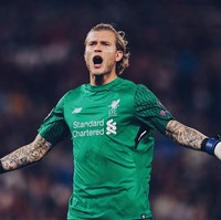 Loris Karius menunjukkan ekspresi bahagia saat Liverpool berhasil melaju ke final Liga Champions 2018 yang akan digelar Minggu (27/5/2018) dini hari ini. Liverpool akan berhadapan dengan Real Madrid. Foto: Dok. Instagram