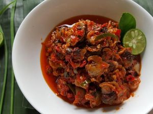 Menu Ke-14 : Olahan Seafood Enak, Udang Bakar dan Sambal Kerang Dara