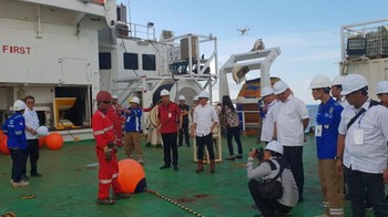 Palapa Ring paket tengah akan menghubungkan 17 kota/kabupaten yang berada di Provinsi Kalimantan Timur, Sulawesi Utara, Sulawesi Tengah, Sulawesi Tenggara dan Maluku Utara dengan panjang kabel mencapai 2.700 km. Foto: BAKTI