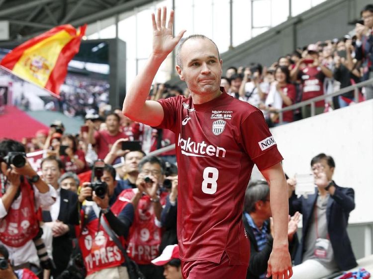 Vissel Kobe Menyambut Andres Iniesta