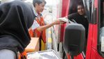 Ada Takjil Gratis di Tol Akses Tanjung Priok
