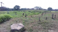 Rupanya lokasi di pemakaman tersebut memang sudah dibersihkan sebelumnya.