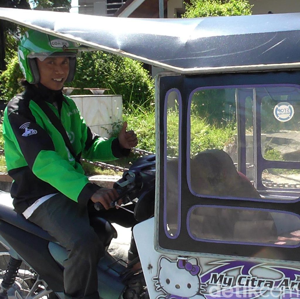 Unik, Ada Go-Jek Bentor di Gorontalo Unik, Ada Go-Jek Bentor di Gorontalo