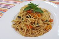 Menu Ke-15 : Pedas Segar Spaghetti Berbumbu Cabe untuk Penyemangat Puasa