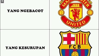 Tak hanya fans MU saja, fans Barcelona pun ikut ramai mendukung Liverpool supaya Madrid gagal juara. Foto: Istimewa/Twitter