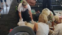 Majikan Elle mengetahui Elle tengah hamil, namun mereka tak sadar betul berapa usia kehamilannya.  (Foto: Dok. Tampa Fire Rescue)