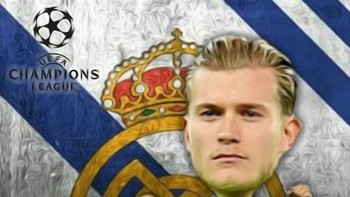 Karius dijadikan lelucon sebagai antek Madrid. Foto: Istimewa/Twitter