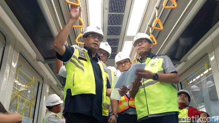 Uji Dinamis LRT/Foto: Raja Adil Siregar Uji Dinamis LRT/Foto: Raja Adil Siregar