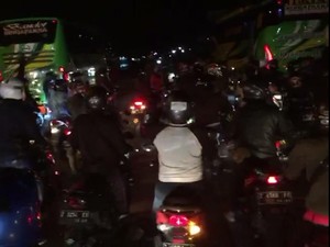 Driver Ojol di Garut Sweeping Ojek Pangkalan