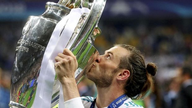 Gareth Bale membawa Madrid juara Liga Champions dengan mencetak dua gol ke gawang Liverpool di laga final. (