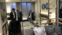 Pembangunan tahap pertama Apartemen Collins Boulevard akan dimulai Juli 2018, yaitu menara Hyde Tower. Pilihan tipe unit yang ditawarkan adalah studio hingga tiga ruang tidur. Foto: dok. Trinitiland