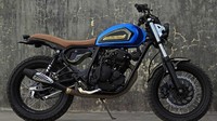 Menurut Hendri Surya Wibowo, motor milik teman yang bekas tabrakan itu dibeli dengan harga terjangkau dan dimodifikasi di bengkel Rocktro Custom YogyakartaFoto: Hendri Surya Wibowo