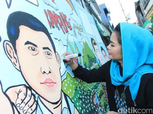 Puti Guntur Puji Wajah Eks Lokalisasi Dolly