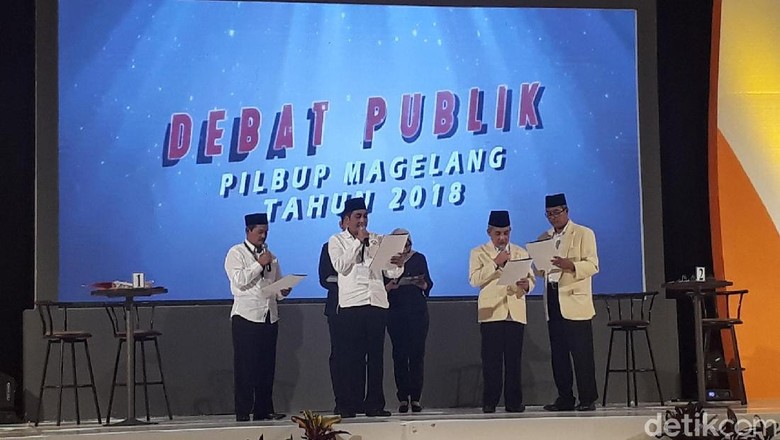 Debat Publik Pilbup Magelang, Ada Kades Dukung Calon Debat Publik Pilbup Magelang, Ada Kades Dukung Calon