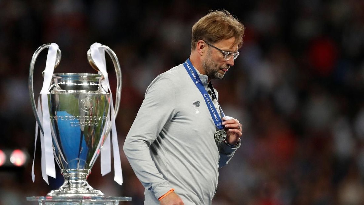 Juergen Klopp lagi-lagi kalah di final setelah Liverpool ditumbangkan Real Madrid di final Liga Champions (Foto: Andrew Boyers/Reuters)