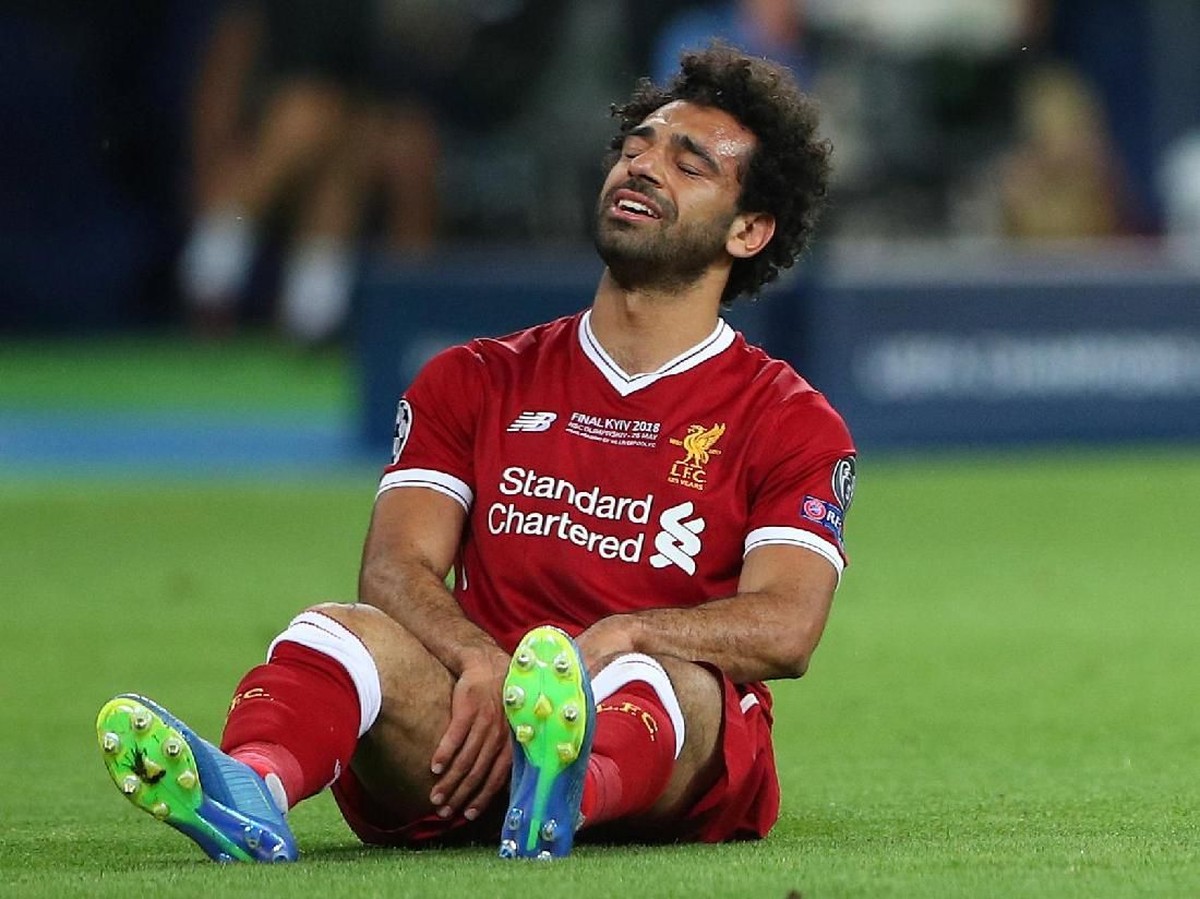 Mohamed Salah hanya bermain 31 menit untuk Liverpool di final Liga Champions (REUTERS/Hannah McKay)