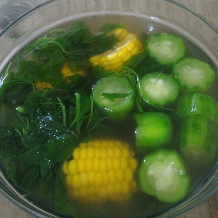 sayur bening bayam