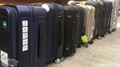 Foto: Deretan Koper Hasil Curian Siswa SMP di Bandara Soekarno-Hatta