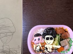 Viral, Coretan Gambar Anak Diubah Ayah Jadi Makanan