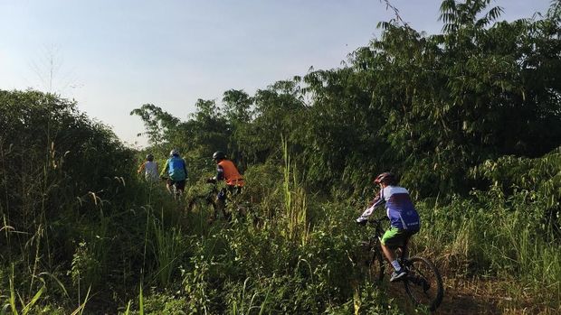 Trek sepeda JPM Pondok Cabe baru dibuka Mei lalu