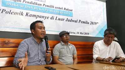 Diskusi Polemik Kampanye di Luar Jadwal Pemilu 2019