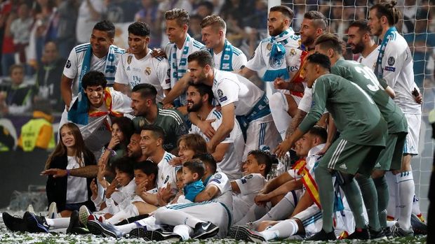 Real Madrid juara Liga Champions 2018 usai mengalahkan Liverpool 3-1 di laga final.
