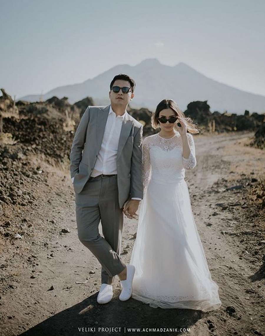 Bisa Dicontoh Uniknya Foto Prewedding Adzana Dan Rizky Alatas