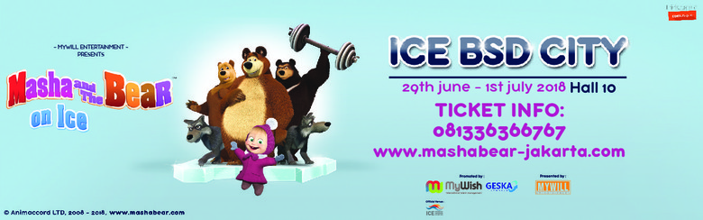 Masha dan the Bear on Ice Segera Sapa Penggemar di Jakarta