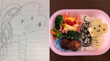 Sang ayah menceritakan kemampuan gambar putrinya terus mengalami peningkatan.  (Foto: Twitter)