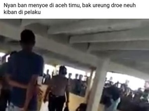 Viral Video Oknum Polisi dan Warga Pukuli Pemuda di Aceh