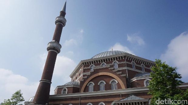 Westermoskee, masjid yang megah di Amsterdam (Afif Farhan/detikTravel)
