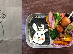 Viral, Coretan Gambar Anak Diubah Ayah Jadi Makanan