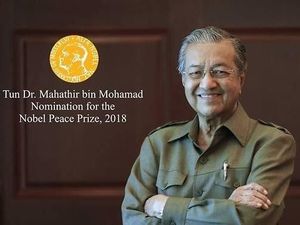 Diserukan Jadi Penerima Nobel Perdamaian, Ini Kata Mahathir
