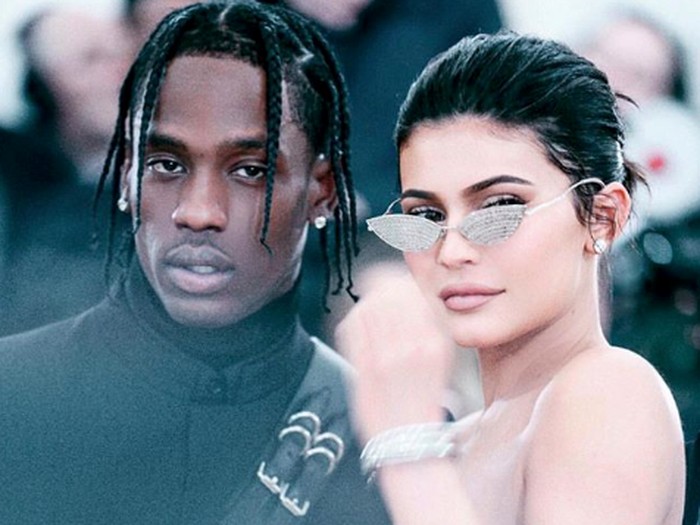 Kylie Jenner Kylie Jenner dan Travis Scott dari instagram.