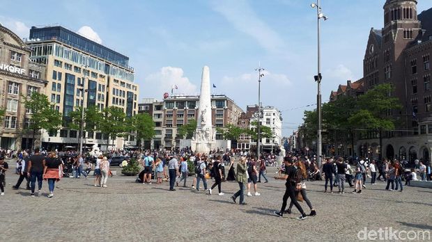 Suasana di Kota Amsterdam (Afif Farhan/detikTravel)