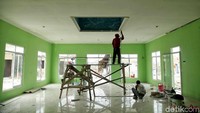 Saat ini perkembangan pembangunan Musala Al-Jihad di Kampung Akuarium telah mencapai 80 persen.