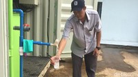 detikcom mengunjungi IPLT (Instalasi Pengolahan Lumpur Tinja), di Jalan Lingkar Luar, Duri Kosambi, Cengkareng, Jakarta Barat pada Senin (28/5/2018).