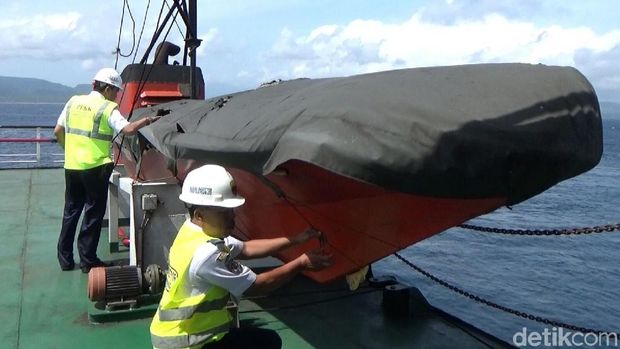 Cek Kesiapan Armada Mudik, KUPP Ketapang Gelar Uji Petik Kapal