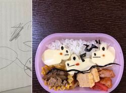 Viral, Coretan Gambar Anak Diubah Ayah Jadi Makanan